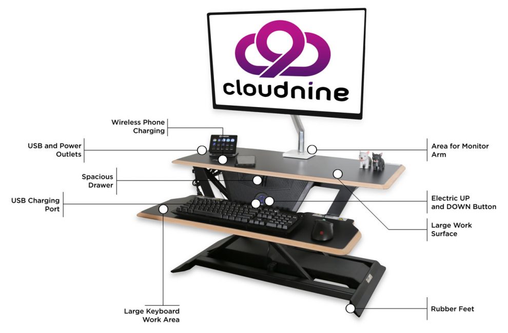 standing desk converter